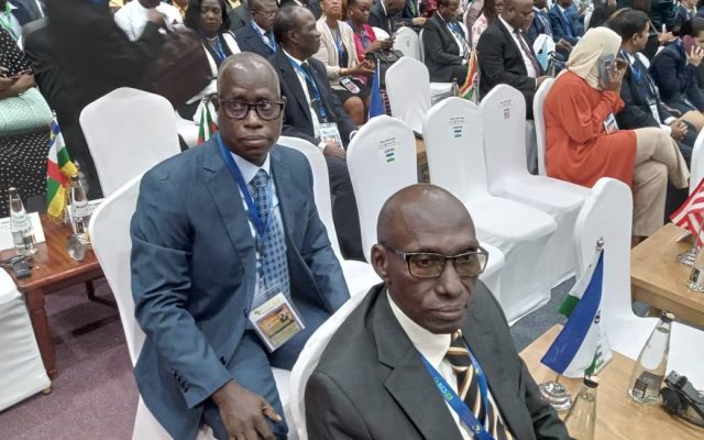 SECRETARIO DE ESTADO DO AMBIENTE E BIODIVERSIDADE DRº ANTONIO SAMBA BALDE PARTICIPA NA CIMEIRA AFRICANA SOBRE CLIMA EM NAIROBI, QUÉNIA